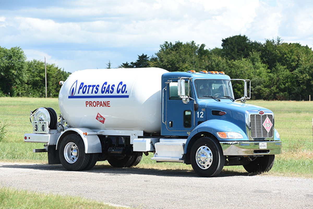 Potts Gas Co Tank Truck